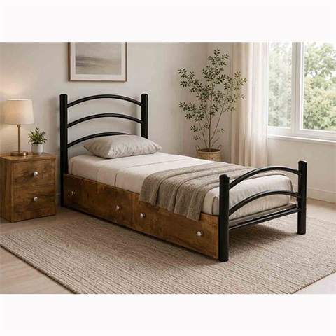 تخت تک نفره فلزی شادی T139